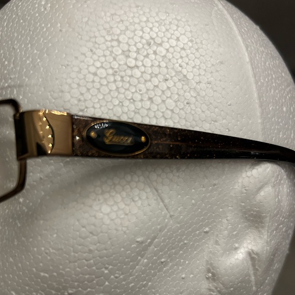 Gucci GG 2777 CCI Brown Copper Rectangle Eyeglasses Frames 54-16 130 Italy - Picture 2 of 8